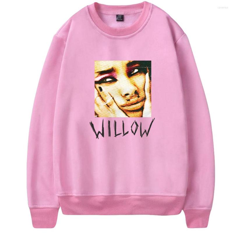 

Men's Hoodies Willow Smith Merch Sweatshirt Unisex Crewneck Long Sleeve Men Women's Outwear 2022 Youthful Funny Clothes, Black