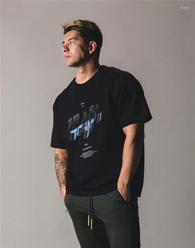 

Men's T Shirts -Men Cotton Gym Shirt Sport Men Short Sleeve Running Workout Training Casual Tee Fitness Top T-shirt, Black