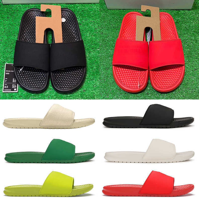 

Benassi Slide 2022 Slippers Jdi Tanjun Men Women Summer Beach Sandals Fashion Outdoor Slides Unisex Shoes Volt Green, Item #1