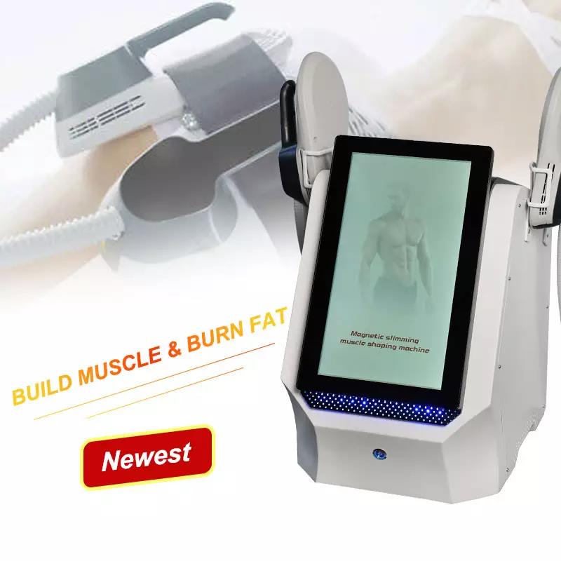 

2 RF Handles Electromagnetic Muscle Stimulator Slimming Body Shaping Neo Portable Ems Emt Bodyculpt Em slim Sculpting