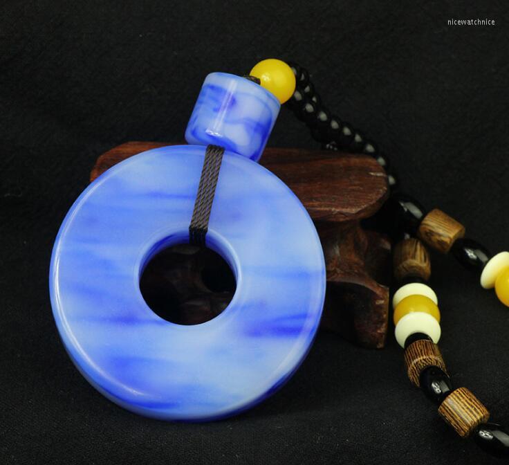 

Pendant Necklaces Top-selling Jadeite Natural Chalcedony Safety Buckle