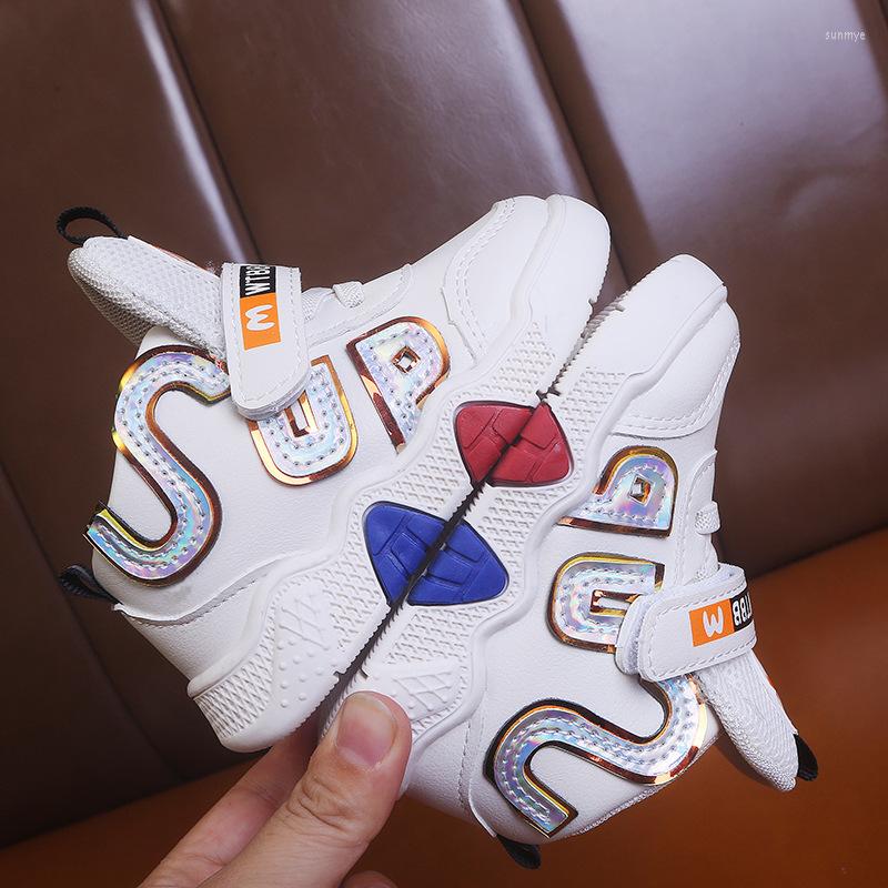 

Boots 2022 Spring Children Sneakers Boy White Shoes Girls Korean Casual Small Baby Toddler, Pink