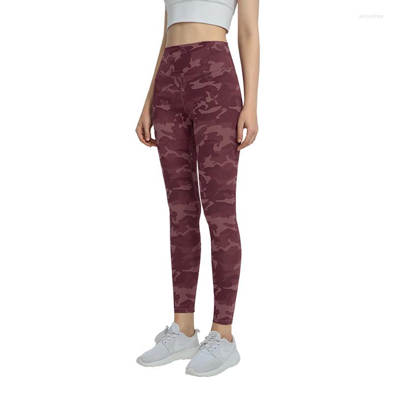 

Active Pants Women High Waist Yoga Pant Sweat Absorption Training Camouflage Fitness Gym Leggings Elastic Quick Drying Running Sport, Blue