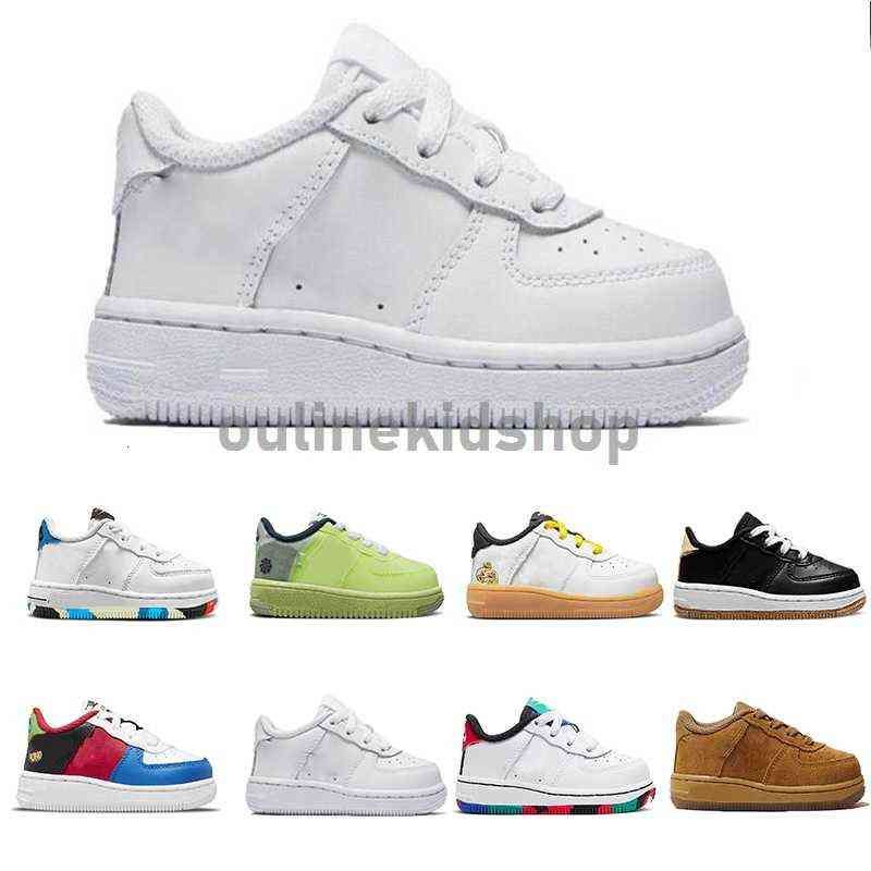 

Triple White 6C-3Y Forc1 Toddlers TD Shoes Boys Go The Extra Smile Kids Shoes Hare Skate Sneakers 1 50th Anniversary QS light Space Jam Kpy, 55