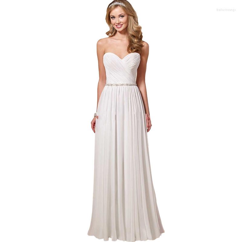 

Wedding Dress Vestidos De Novia Sexy Chiffon Beach Dresses Vintage Boho 2022 Robe Mariage Bridal Gown Casamento Made In China, White
