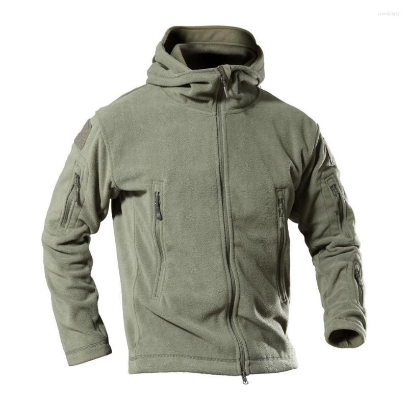 

Men' Hoodies Men Outdoor Fleece Coat Autumn And Winter Tad Solid Color Pocket Long Sleeve Zipper Loose Padded Climb A Mountain, Black