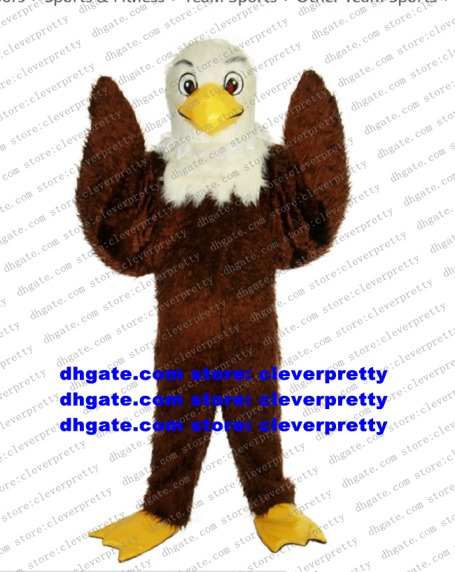 

Brown Eagle Bird Hawk Mascot Costume Falcon Vulture Adult Cartoon Character Cartoon Figure Talk Of The Town zz7561, As in photos
