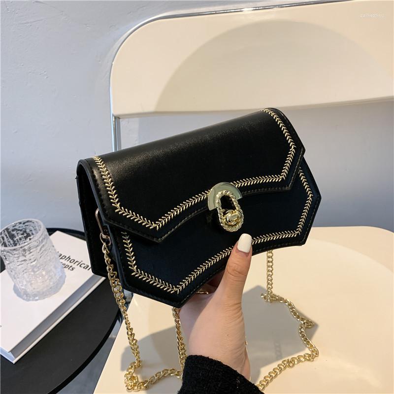 

Evening Bags Women's Bag Summer Fresh Shoulder Simple Crossbody Ins Fashion Chain Small Square For Women, White