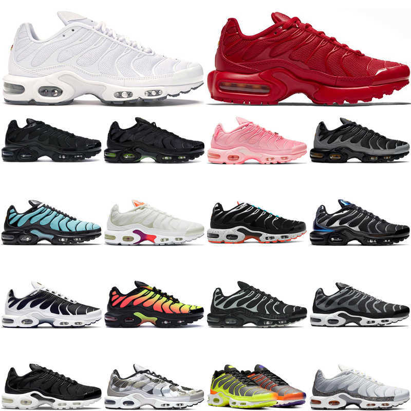 

new fashion men running shoes women tn yellow black wolf grey white volt voltage purple total orange sky blue scream green rainbow pink fade, Crater 40-46