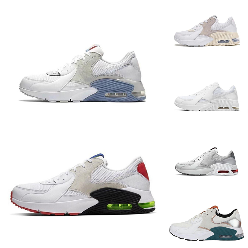 

2022 Men Classic 90 Excee 90s Shoes Mens and women Running Shoes Sports Trainer Cushion Surface Breathable Sport Sneakers 36-45 1607, Women us7=eur38