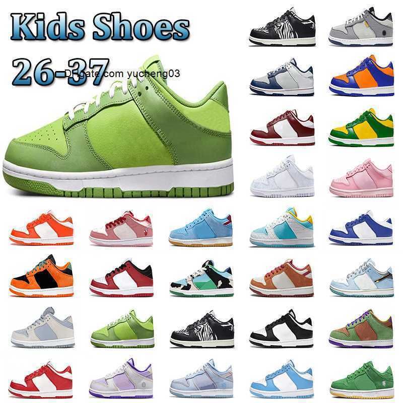 

dunks sb Kid sports shoes Children Preschool PS Athletic Outdoor Baby designer sneaker Trainers Toddler Girl Tod Pour White Black UNC Ch NLm, As photo 5