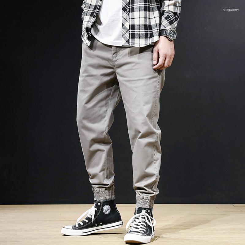 

Men's Pants 2022 Spring Summer Men's Harem Ankle Length Casual Men Large Size Baggy Male Joggers Solid Color Sweat D122, Army green