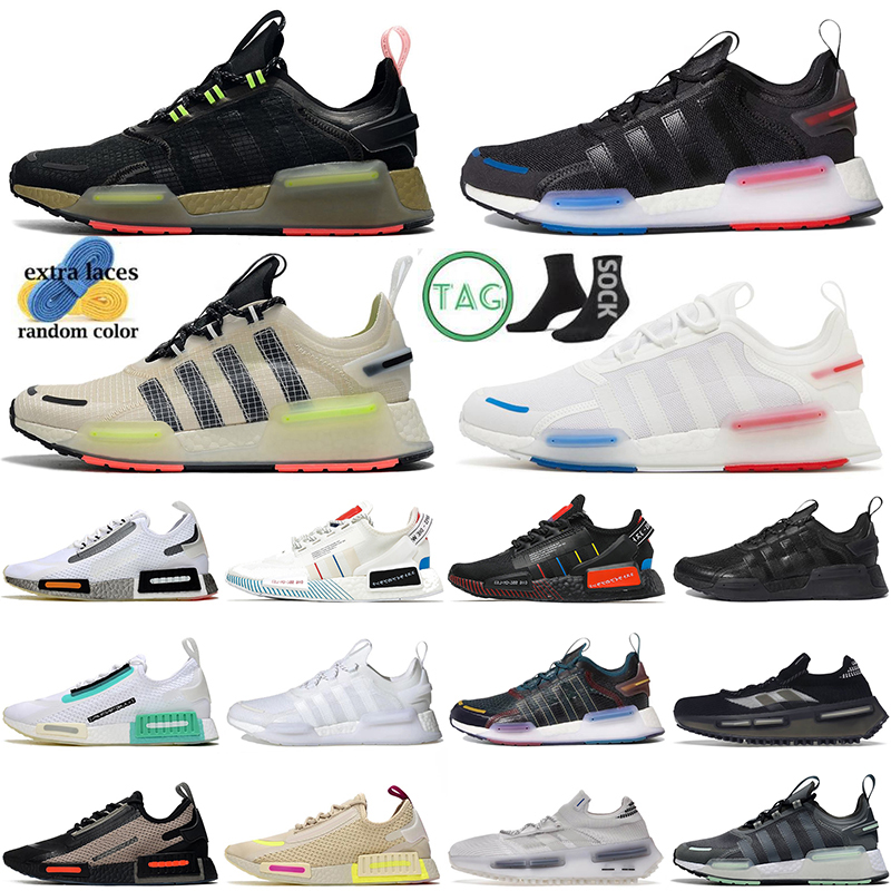 Chaussures de course de sport Top Fashion 2023 NMDS1 NMDS NMD R1 V2 V3 Speckled Blanc Gris Métallisé Argent Or Dazzle Camo Noir Paris Gris Bleu F