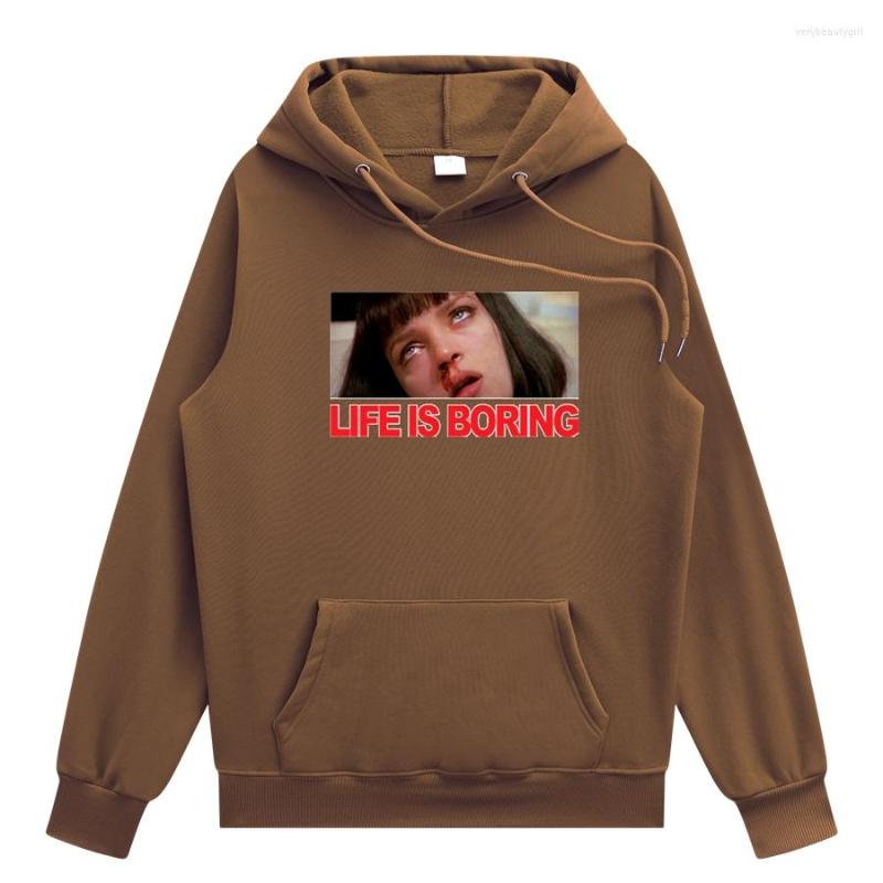 

Men' Hoodies Boring Life Nosebleed Girl Spoof Avatar Printed Sweater Men And Women Same Hoodie, Black
