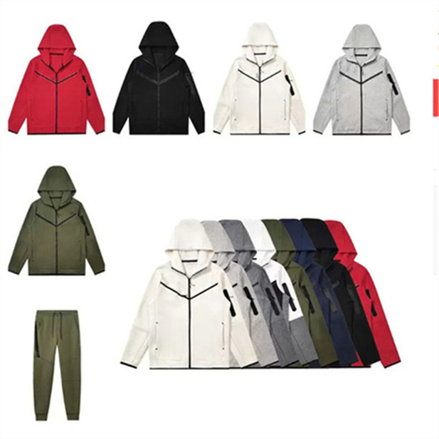 

Men jackets spring autumn designer jacket Luxury Hooded Long Sleeve Hip hop Bottoms techfleece Joggers Zipper drawcord Size M-2XL Windbreaker Baseball tracksuits, Pant 2