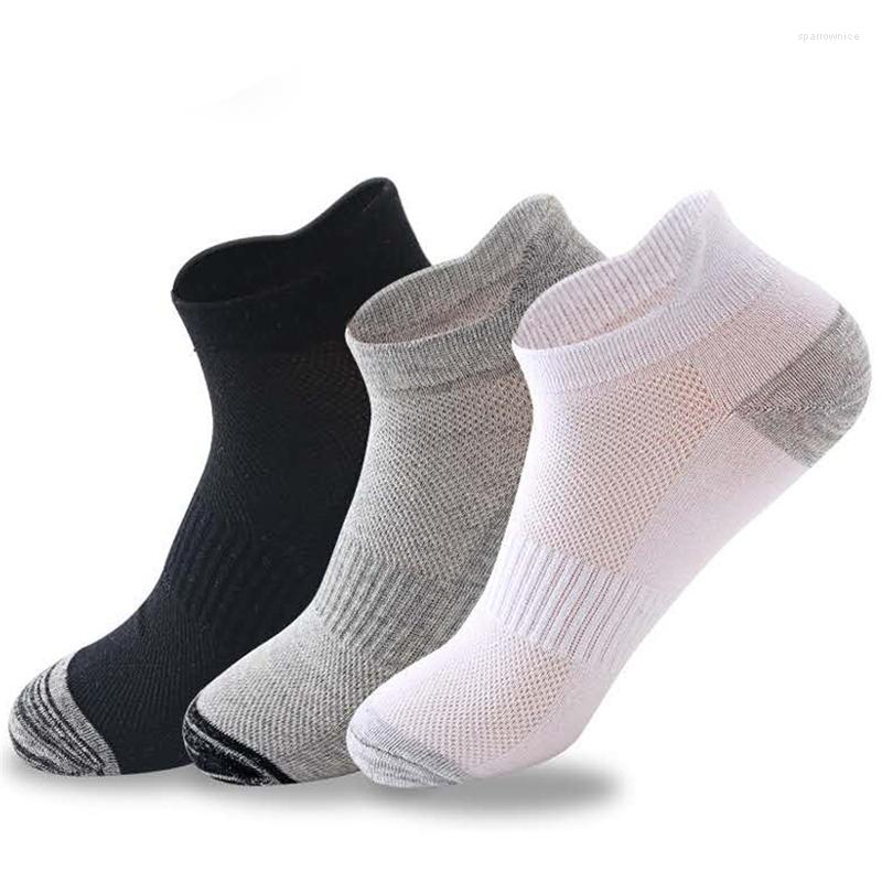 

Men's Socks 3 Pairs Men's Japanese Style Summer Mesh Boat Breathable Cotton Short Sports Sock Boy Birthday Gift, B (3pairs)