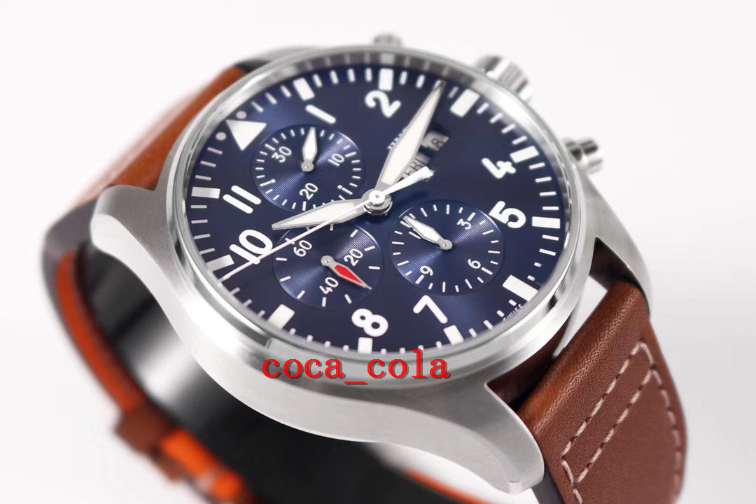 

ZF v2 Maker 43mmX15mm Test QC watch Cal. 7750 Chronograph work Movement Mechanical Automatic Men's Blue dial Wristwatches, Buy tool no watch