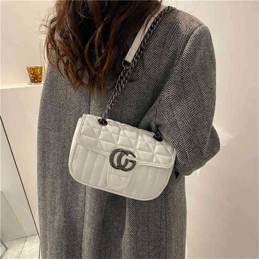 

Bag women's bag 2022 new chain Crossbody sling one Shoulder Fashion underarm versatile Female Minority Handbags, Black