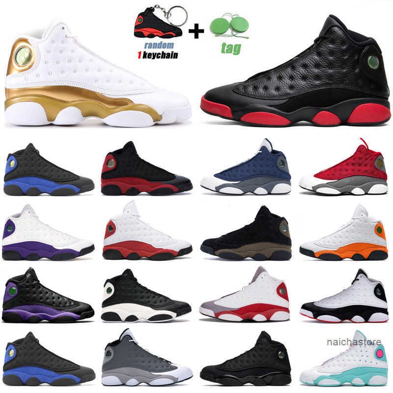 

2022 Jumpman 13s Basketball Shoes For Men Women 13 Red Flint Hyper Royal Court Purple Aurora Green Black Cat Mens Trainers Spor JORDON, #19