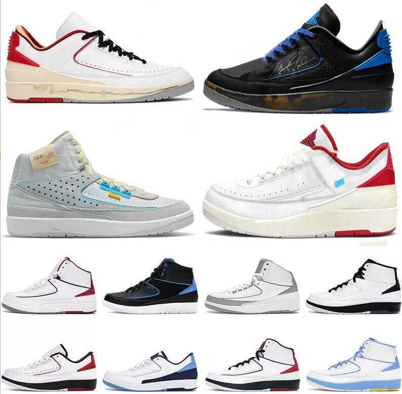 

Basketball Shoes Trrainers Sneakers Low Black Varsity Royal White Red Unions Grey Fog With Box 2022 Jumpman 2 2S Rattan Infrared 23 Sports shoes