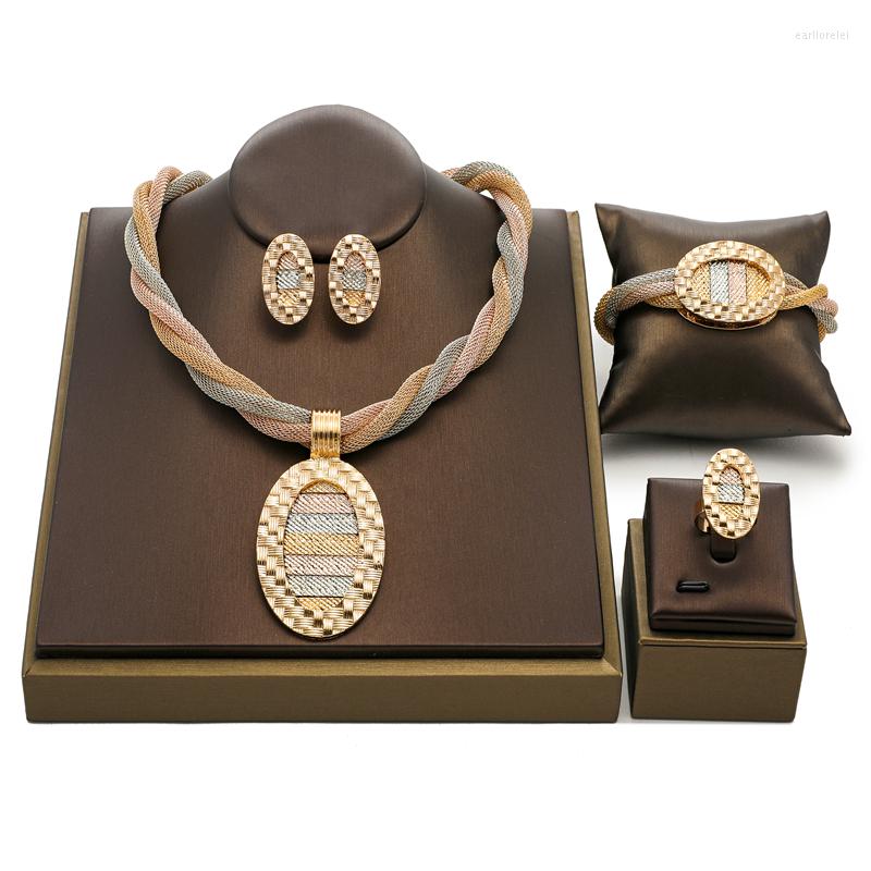 

Necklace Earrings Set ZuoDi Fashion Africa Dubai Gold Plated Bracelet Earring Ring Ladies Jewelry For Women's Wedding Party 20, Picture shown