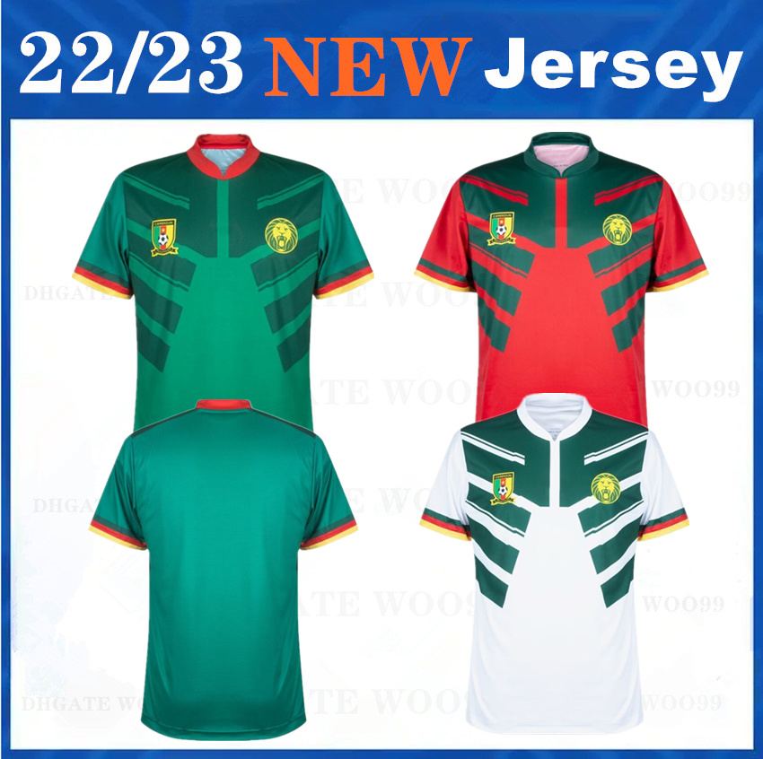 

2223 Cameroon Soccer Jerseys ABOUBAKAR Mens CHOUPO-MOTING BAHOKEN BASSOGOG GANAGO EKAMBI Home Away 3rd Red Football Shirts