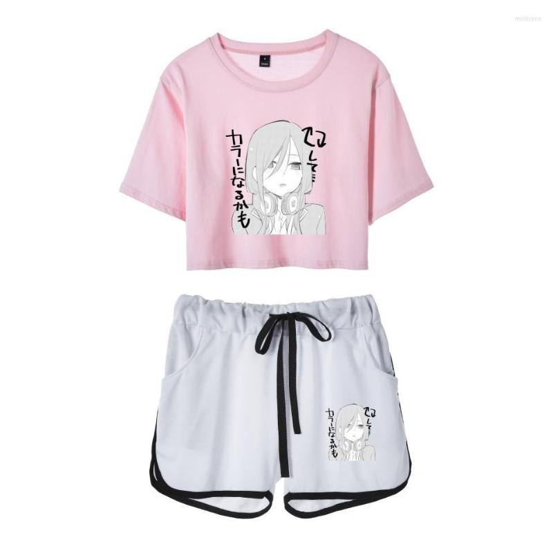 

Men' T Shirts 2022 Anime Quintessential Hanayome Bride Nakano Sanjiu Cos The Same Girl Short-sleeved Shorts, Pink
