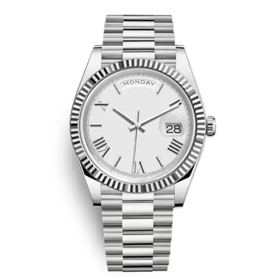 

Luxury Men Watch 41mm magnifying glass's calendar week date series automatic mechanical sapphire glass mens wristwatch