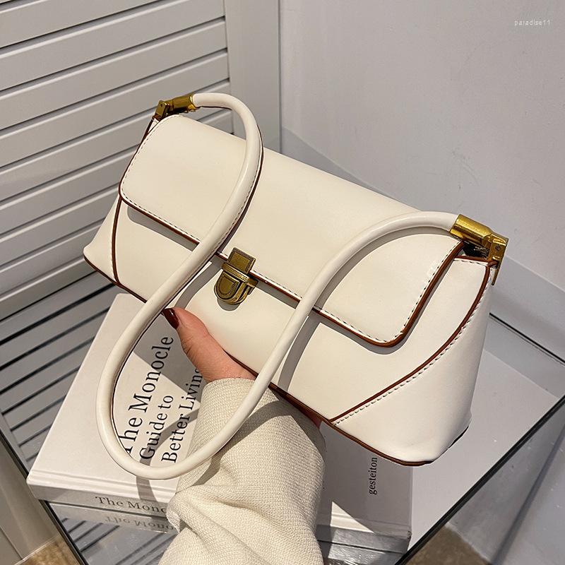 

Evening Bags 2022 Lady Armpit Bag Trend Fashion Handbag And Purse Pu Leather Tote Luxury Designer Beach Shoulder For Women, Black