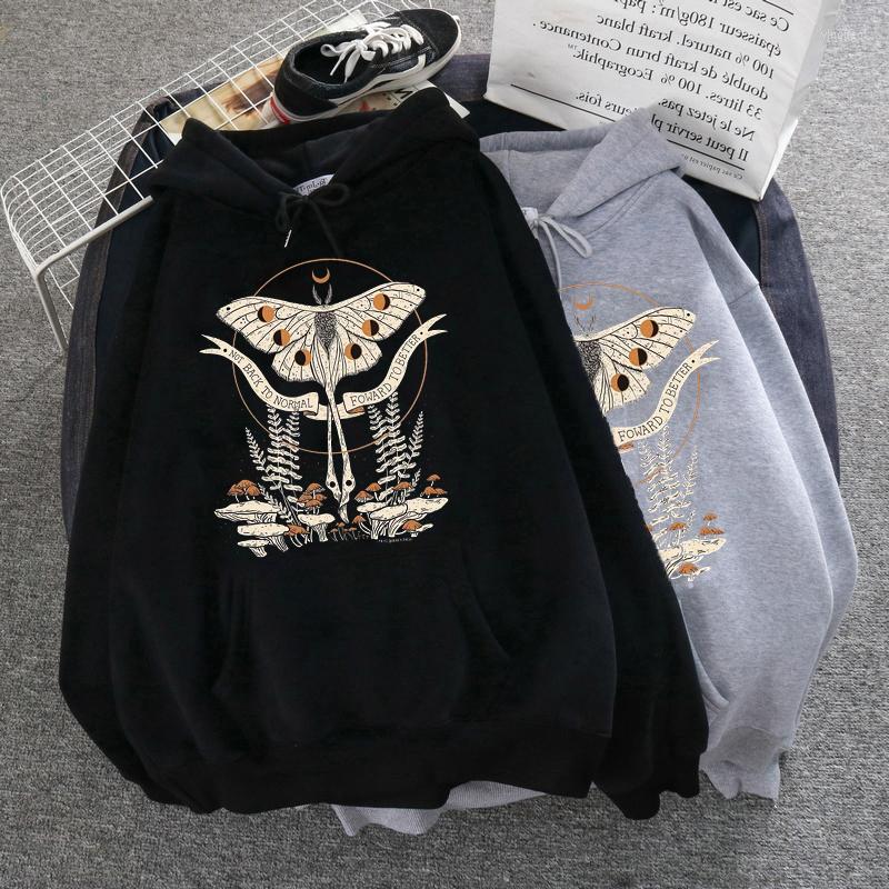 

Men's Hoodies Cotton Anime Y2k Oversized Women Men Hoodie Cottagecore Aesthetic Frog Mushroom Print Hip Hop Harajuku Vintage Clothes, Nb-mushroom76