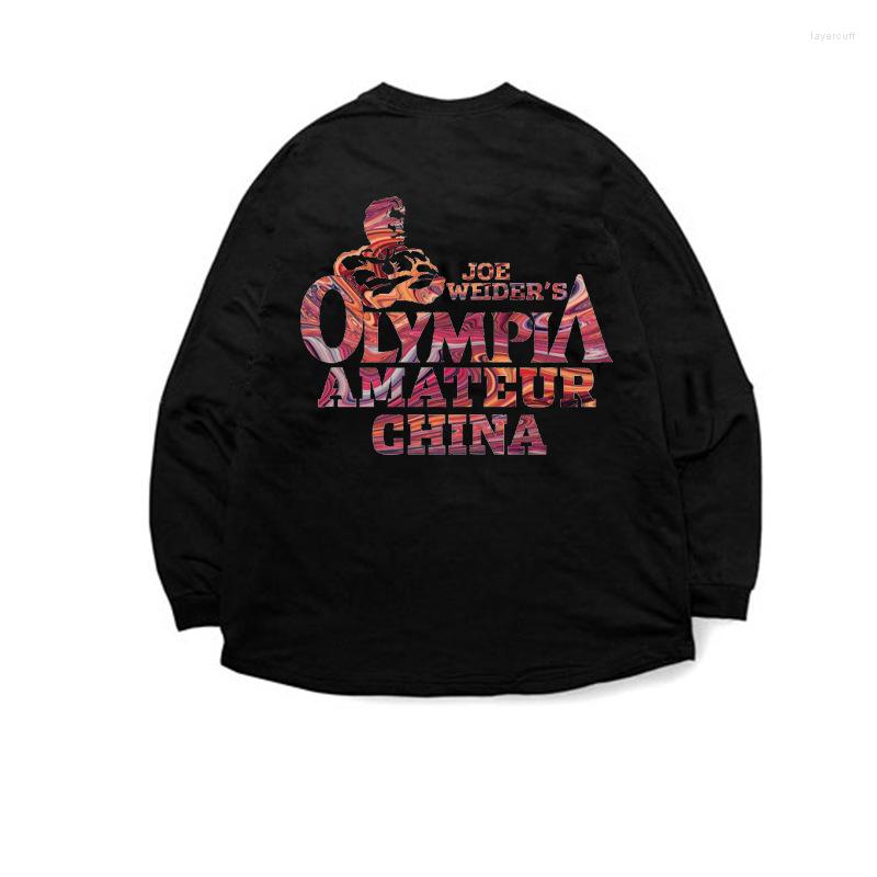 

Men's T Shirts Large Size Long Sleeve Shirt Autumn Back Printed Cotton Sports Training Casual Loose, 11