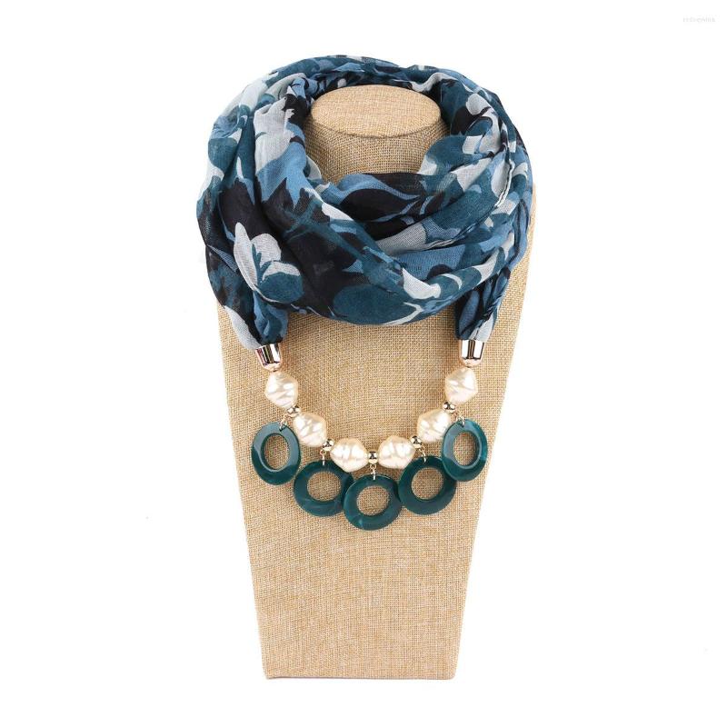 

Scarves Fashion Women Pendant Necklace Scarf Chiffon Cotton Multi-style Decorative Foulard Femme Head Hijab