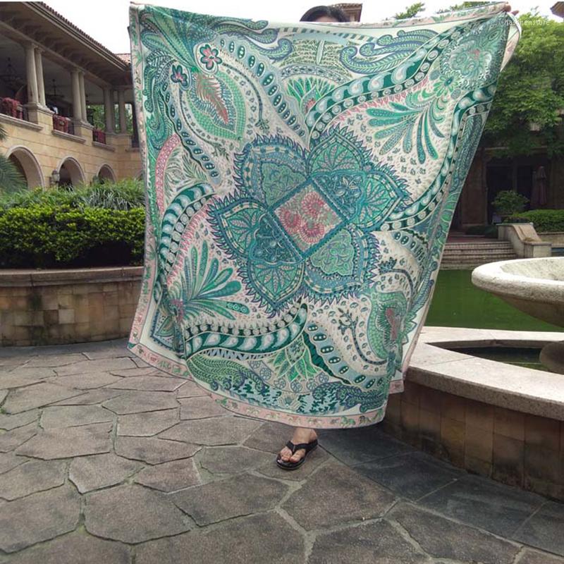 

Scarves Silk Scarf Pashmina Winter Shawl 135 135cm Fashion With Hand Rolled Edges Stole Perpetual Headband