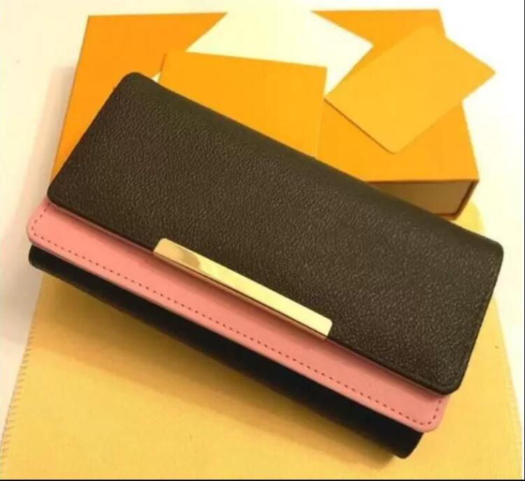 

GGs Louiseity bag Viutonity LVs Women clutch wallet PU Leather wallet single zipper wallets lady ladies long classical purse with orange box card Clutch Bags