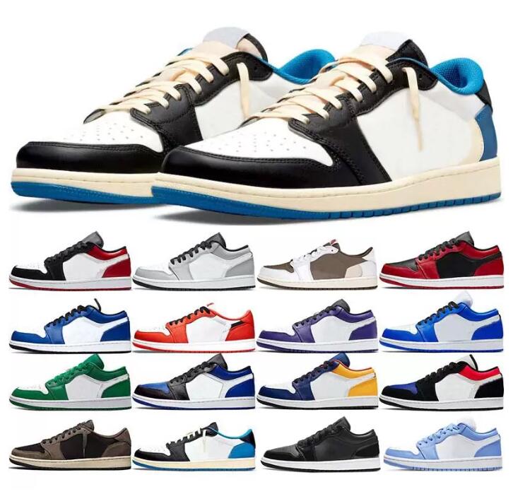 

Jumpman 1 Low Basketball Shoes for Mens Womens 1s blue black Scotts white silvery Og Panda Paint Drip Mocha Trainers Casual Sneakers, Please contact us