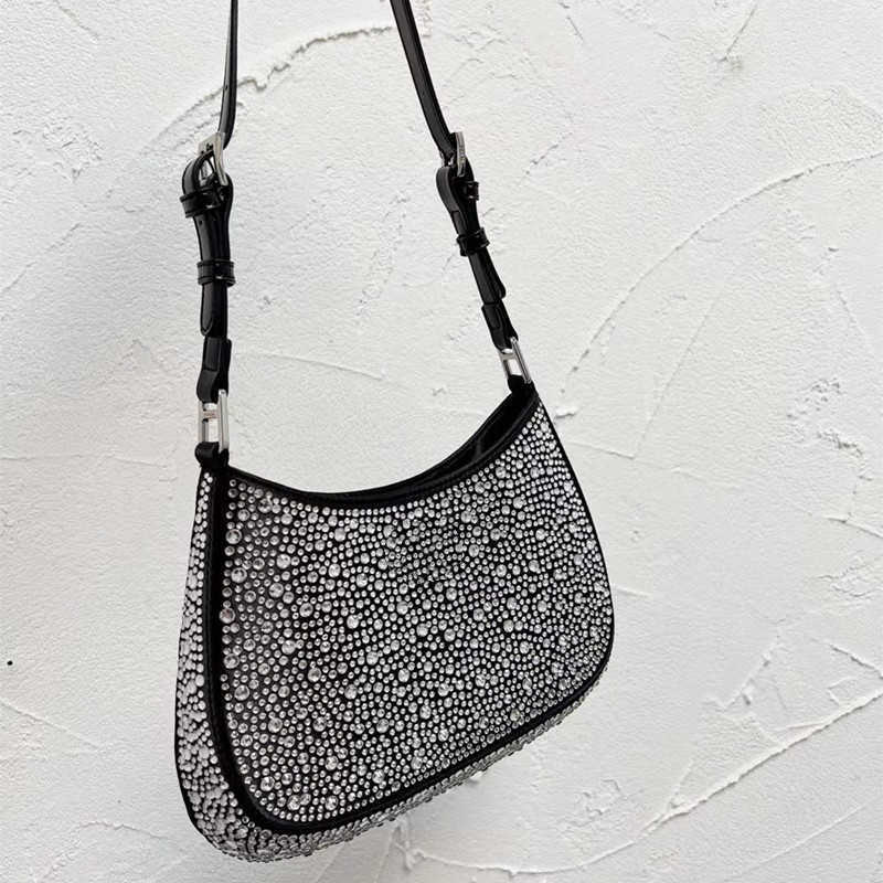 

Evening Bags Shoulder Bags Luxury Bead Rhinestone Shoulder Bags Women Shiny Diamond Handbags Hobos Beading Baguettes Bling Beads Purses, Multi