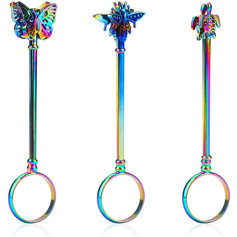 

60pcs 3 style adjustable smoke shop Holder Ring for Men Women Metal Convenient to carry Smoker Blunt Joint Rings Clip Turtle Butterfly Insect bong dab rig