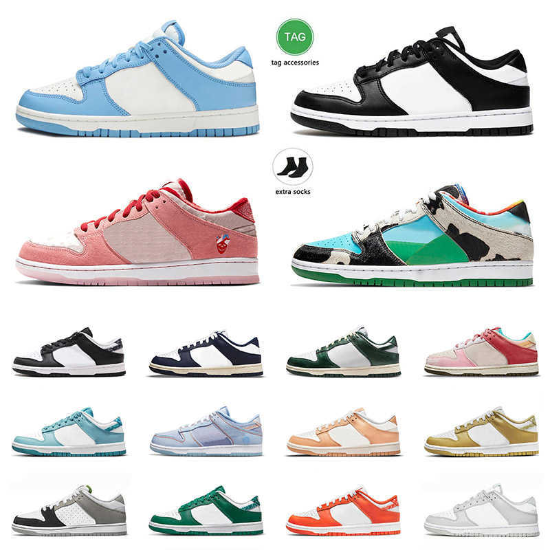 

2022 classic men women dunks lows running shoes big size 13 og black white coast unc grey fog union argon team red cactus jack chunky, B47 strawberry milk 36-45