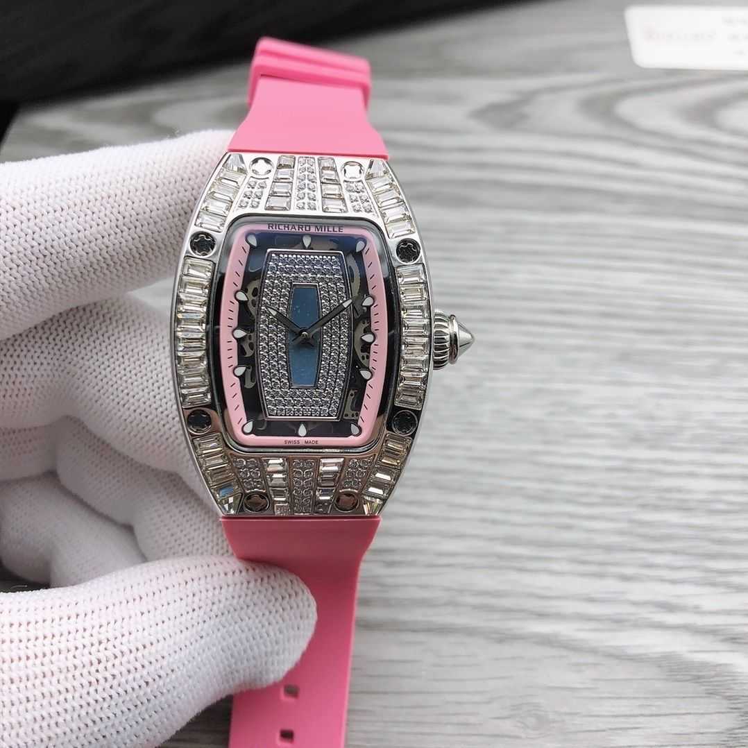 

Mechanical Luxury Richa Watches Watch For Milles Mens Weska Barrel Diamond Lip Rm007 Womens Sky Trend Sport Wristwatches