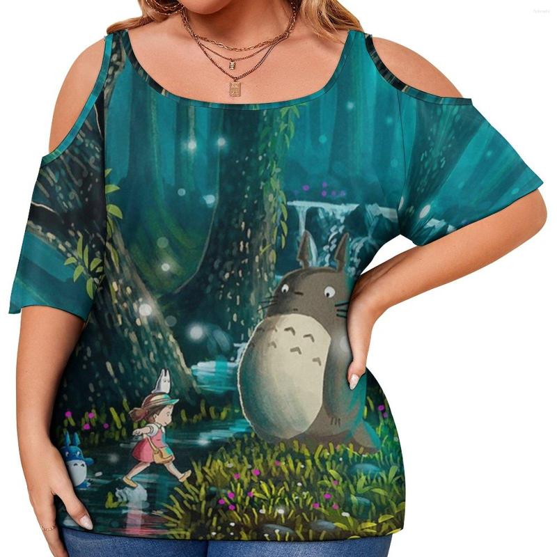 

Shirt My Neighbor Totoro T Japanese Cartoon Cute  Short-Sleeve Casual Tee Summer Printed Tees Plus Size 3XL 4XL, Style-1