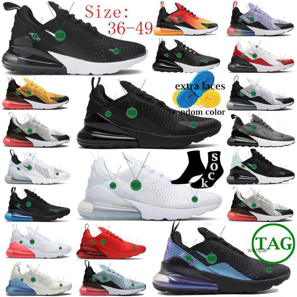

2023 big size 47 48 49 270 Shoes Runner Designers Sneakers Triple Black White Light Bone Rose Volt Women Tea Berry Breathable Mesh Mens, Color # 14