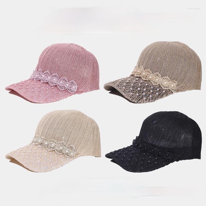 

Ball Caps Mesh Baseball Cap Sunshade Women's Summer Ventilation Girl Fashion Taping Bonnets For Women Korean Style Outdoor Sun Hat, White