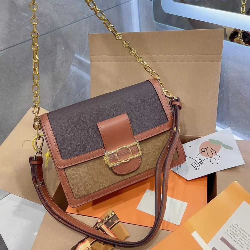 

Evening Bags Shoulder Bags Shoulder Bags DAUPHINE fashion chain handbags crossbody women Luxurys Designer Leather hobo Totes Messenger bag, M44391 25cm