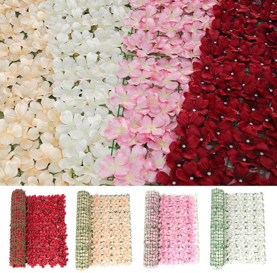 

Decorative Flowers Wreaths Artificial Leaf Garden Fence Wall Landscaping Ivy Screening Roll Flower Net Expanding Trellis Private8395175, White