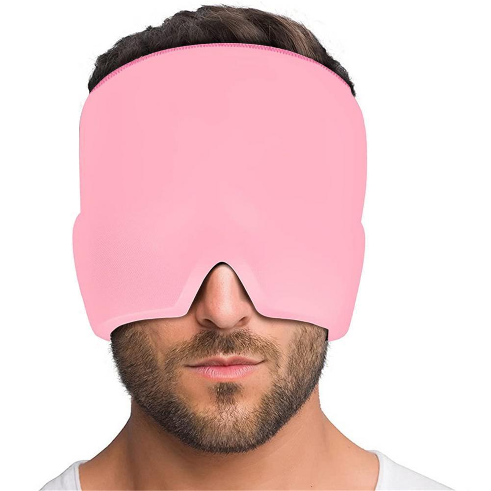 

Head Massager Ice Cap For Relieve aches Stress Relax Pain Wrap Pack With Gel Bead Migraine Cold Therapy Hat 221027
