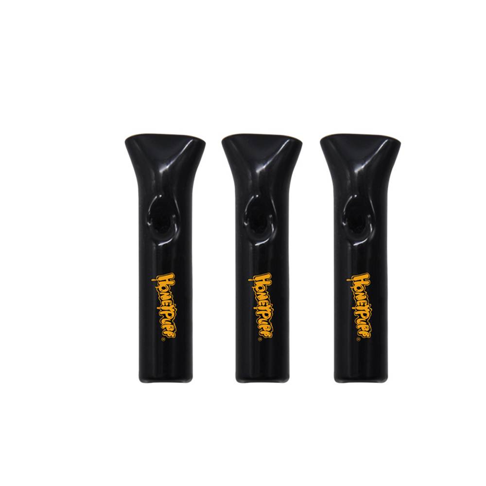 

smoke accessory Glass tip Reusable Filter Tips For Tobacco Dry Herb 35mm Length Cigarette Mouth Tips Round Flat Head