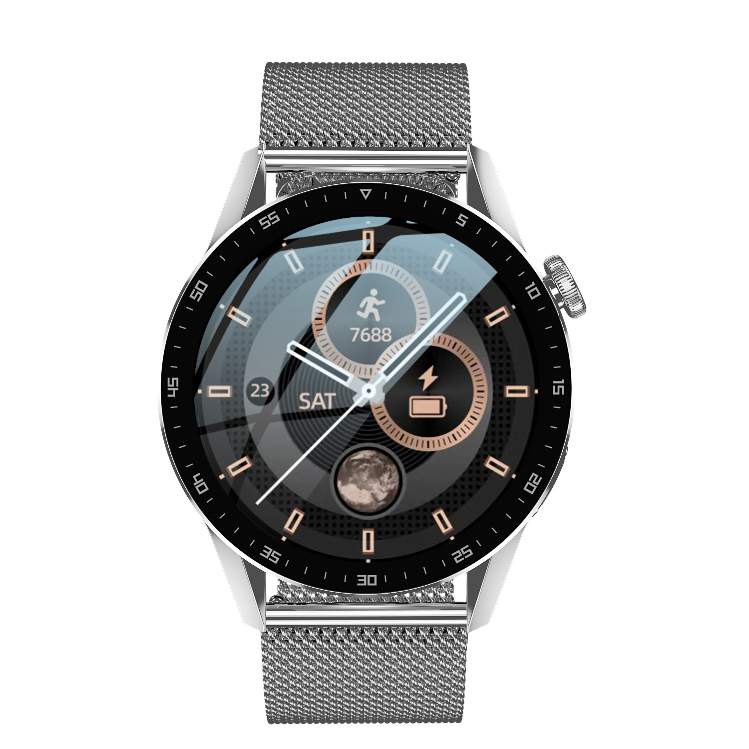 

YEZHOU big round screen dial stylish display smart watch with Bluetooth Calling Heart Rate Sports Offline Payment Band NFC blood sugar