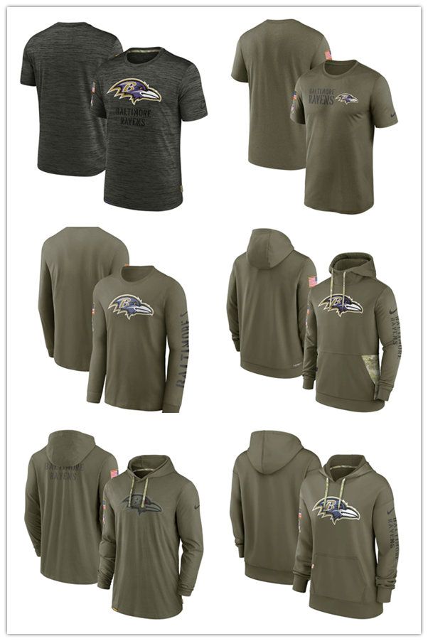 

CUSTOM Tees Tonal Pullover Hoodie Baltimore''Ravens''MEN 2022 Salute to Service Therma Performance Pullover Long Sleeve T-Shirt, Black t-shirt