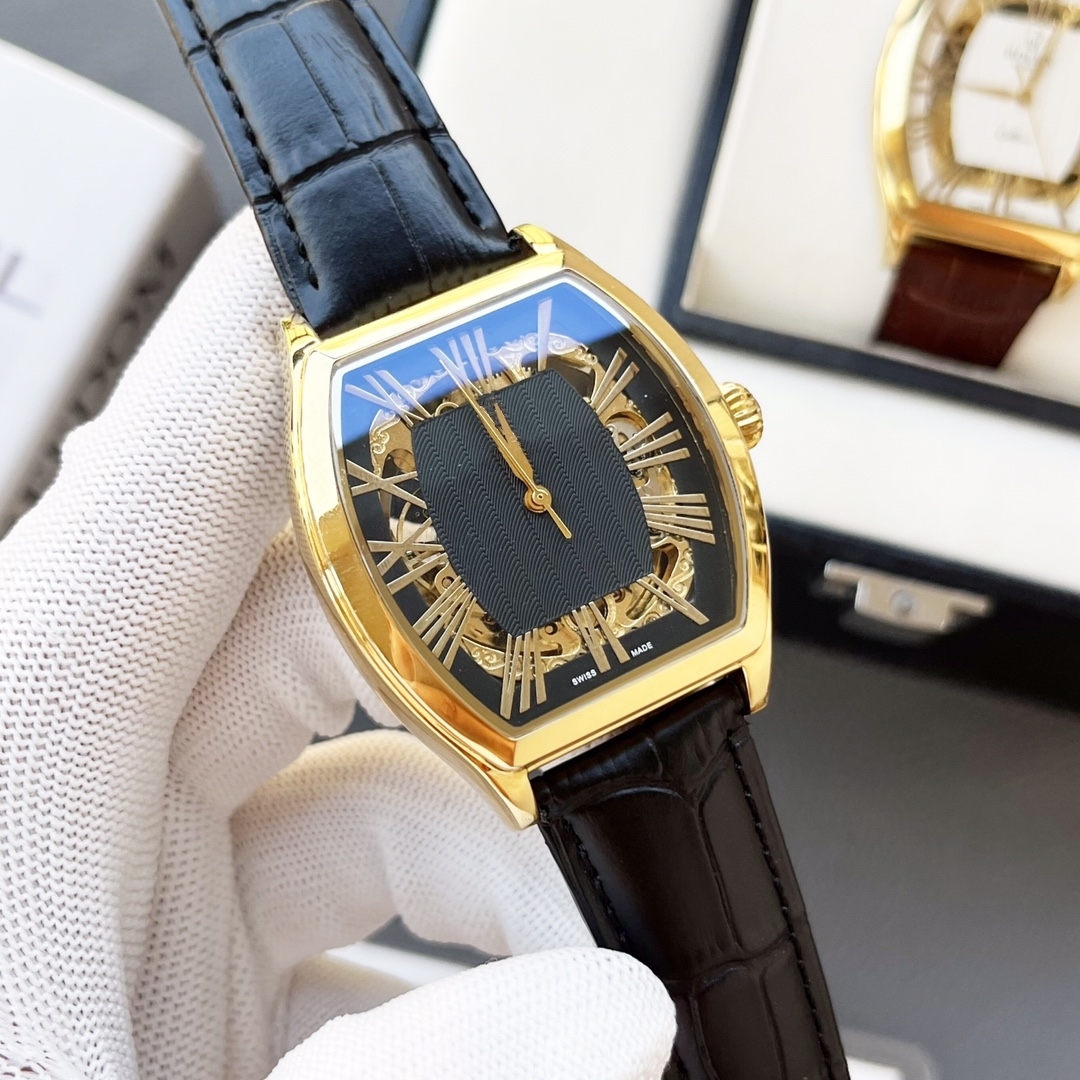 

mens watch fashion automatic mechanical watches 42mm Leather watchs strap life waterproof montre de luxe casual business sapphire wristwatches