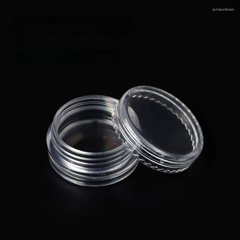 

Nail Art Kits 3pcs/pack Of Supplies 2.5g Round Transparent Bottle Glitter Box Plastic Empty Cosmetic Sub-bottle
